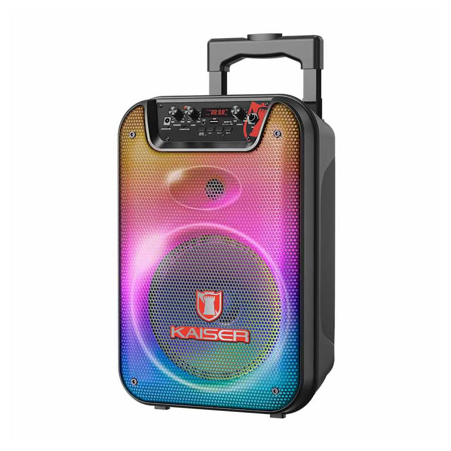 Bafle Recargable Kaiser KSW-3508 Tecnología KSR LINK - Negro