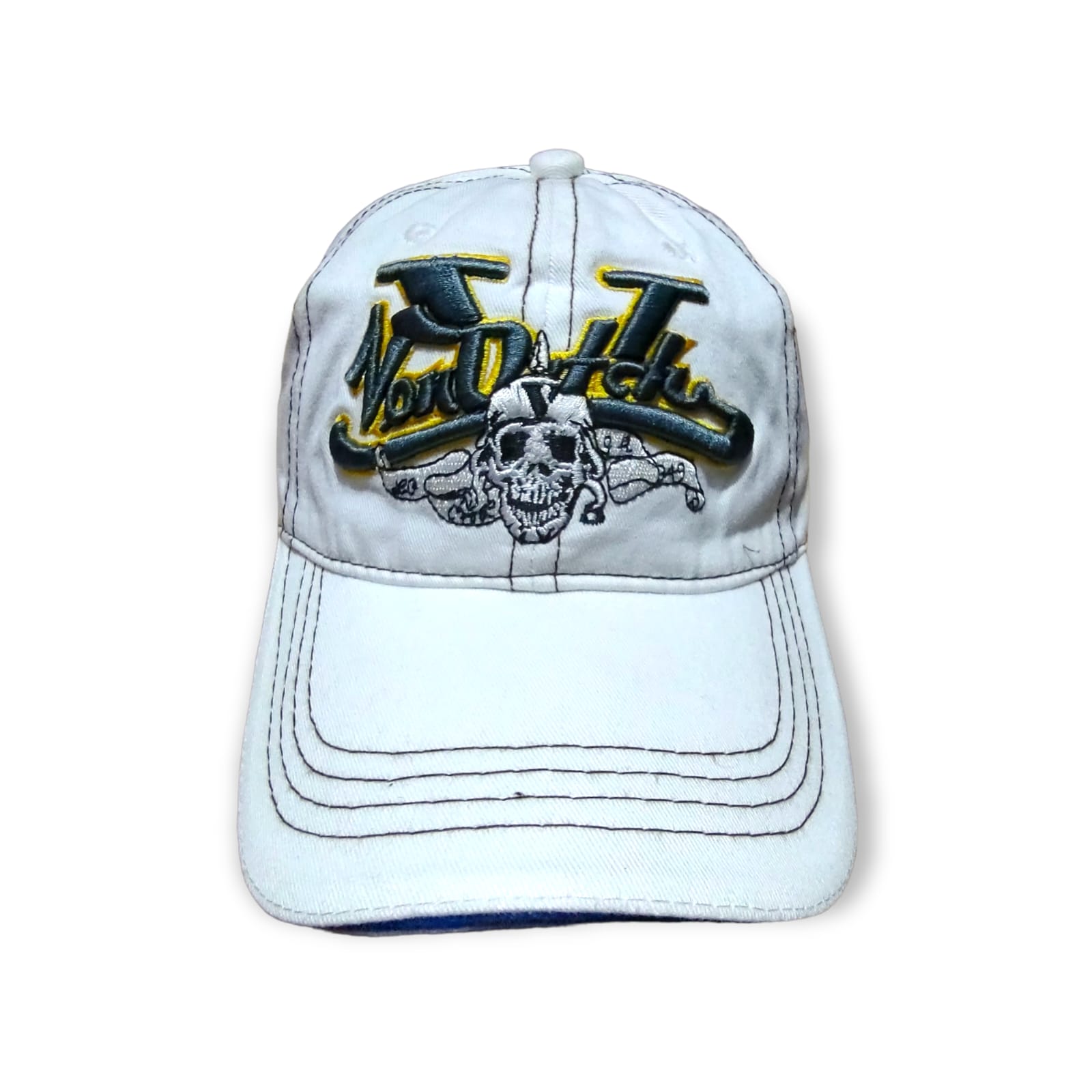 Casquette Trucker Von Dutch Bleue Avec Patchs – Modèle Patches 10, Neuf Avec Étiquettes