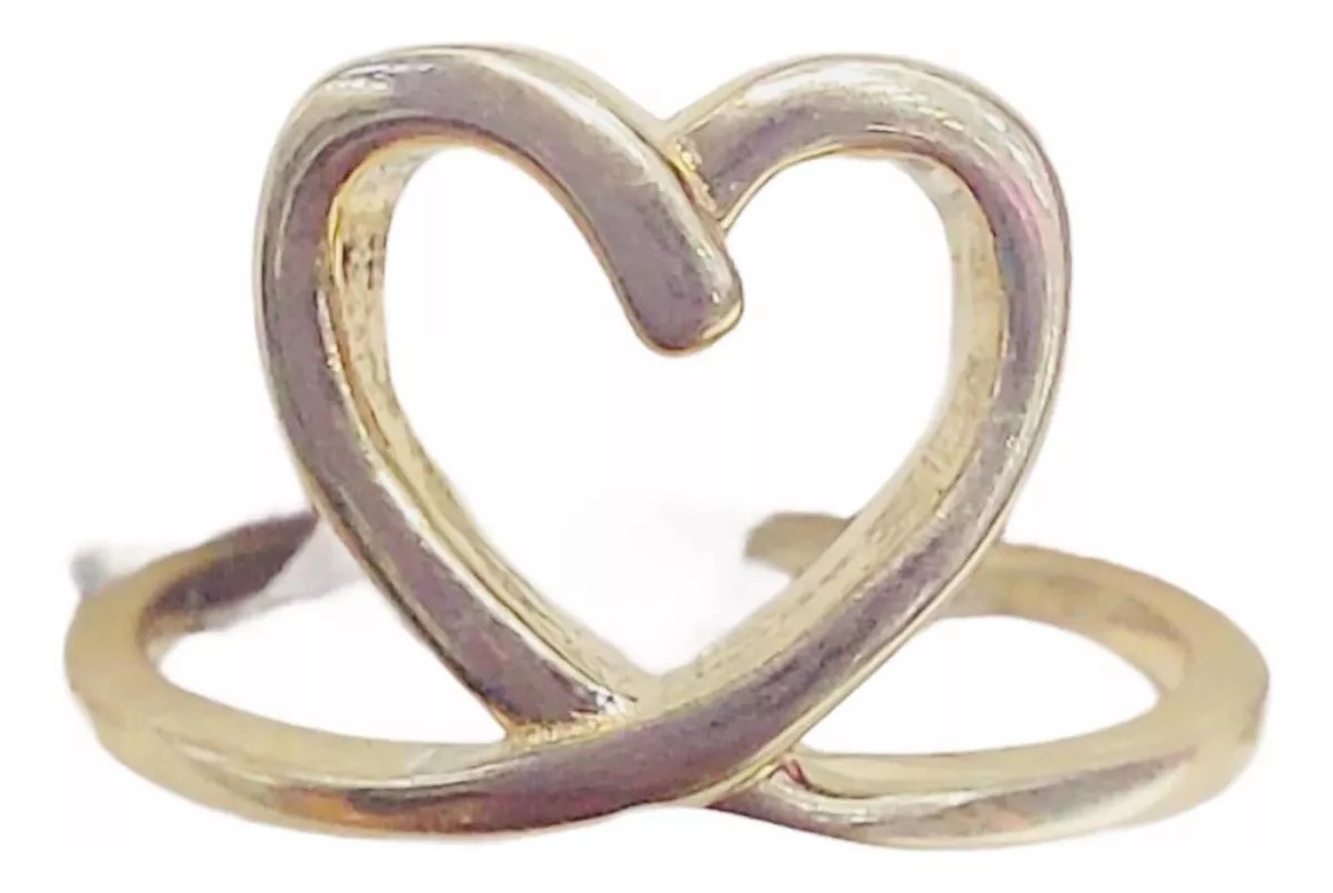 Anillo Corazón Oro 14k + Obsequio