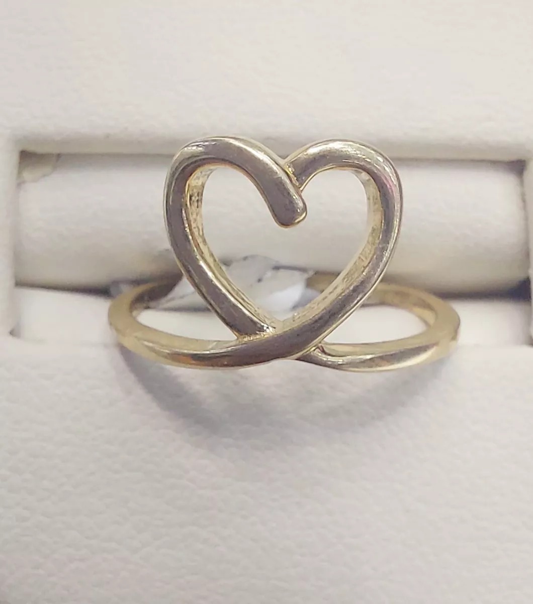 Anillo Corazón Oro 14k + Obsequio