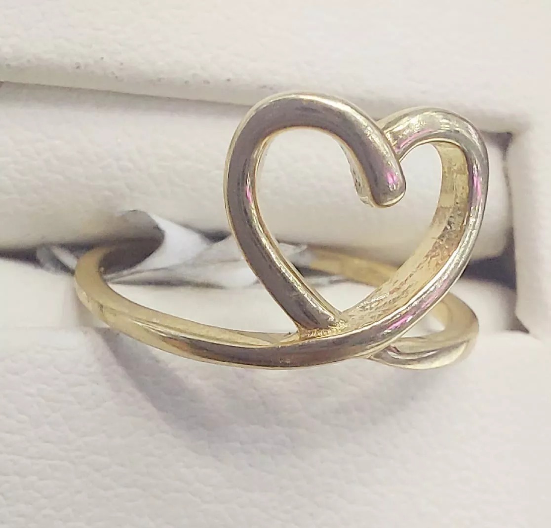 Anillo Corazón Oro 14k + Obsequio