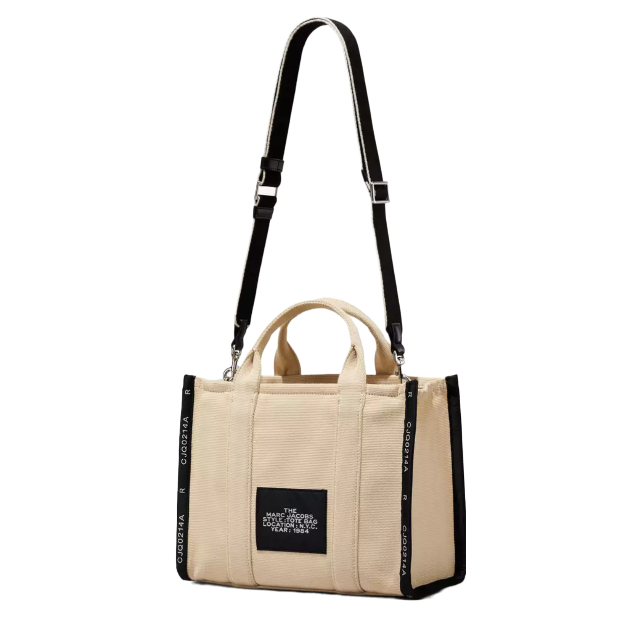 Bolsa Marc Jacobs The Jacquard Medium Tote M0017027 263 Beige