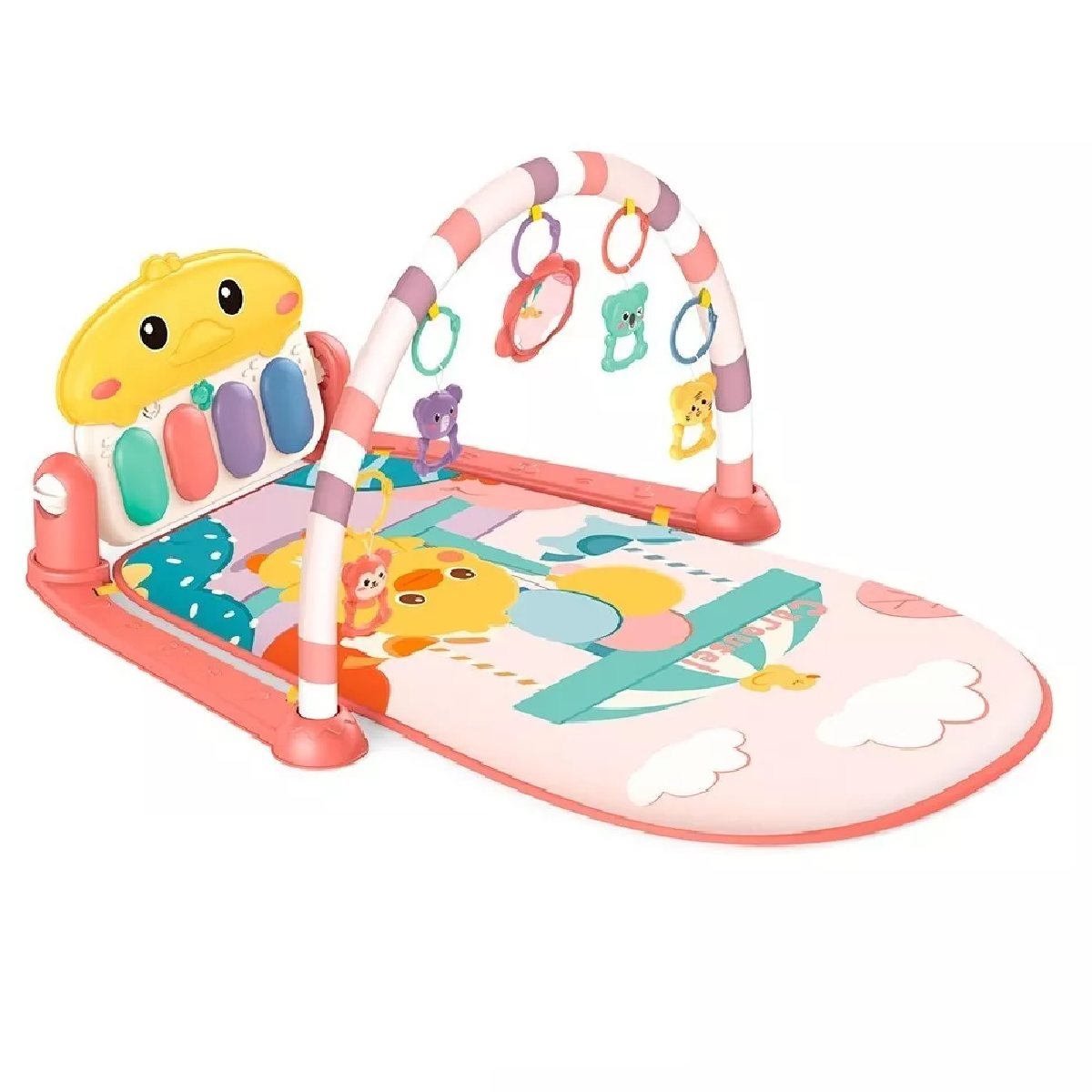 Gimnasio Piano Musical Tapete De Juegos Para Bebés Rosa