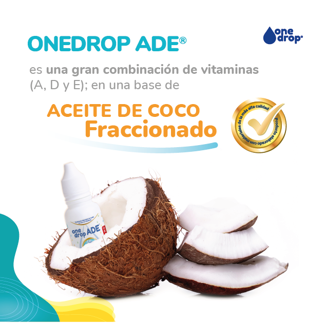 Vitamina ONEDROP ADE, frasco con 3 mL
