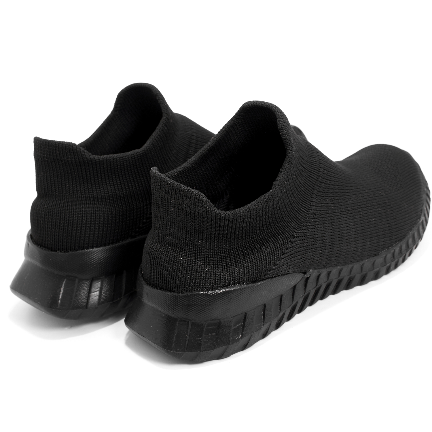 Tenis Tipo Calcetin Para Niños, Casuales Comodos Deportivos Color Todo Negro