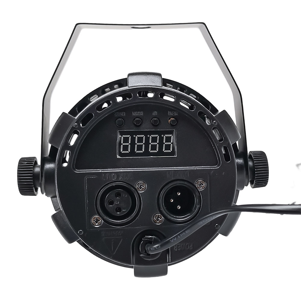 Master Cañon de Luz Led Reflector Audioritmico con 12 Leds Super Brillantes de Alta Potencia en tonos Rojo Verde y Azul Portatil y Resistente ML-PAR12N