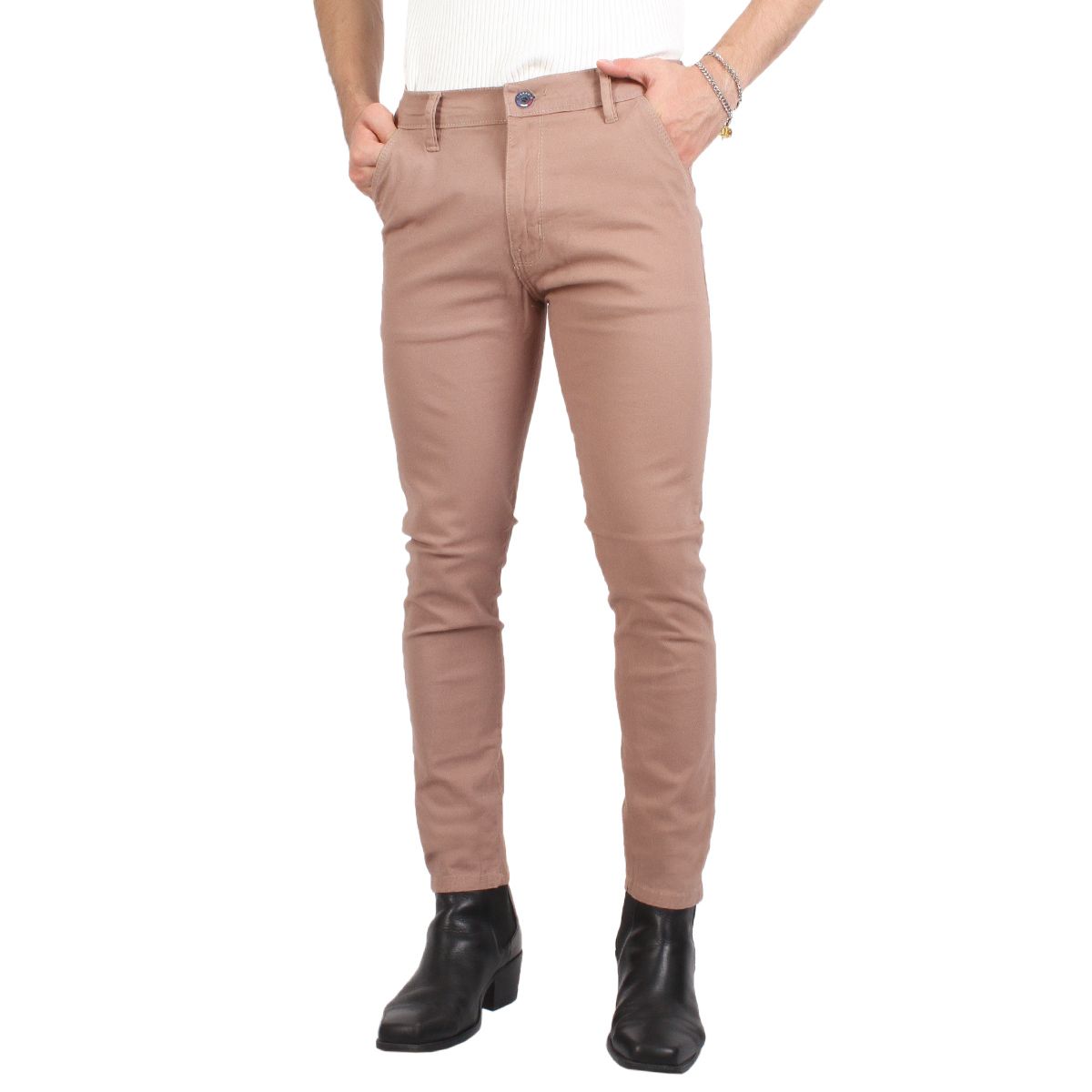 Pantalón De Hombre Gabardina Casual Strech Talla Extra American Force F-14