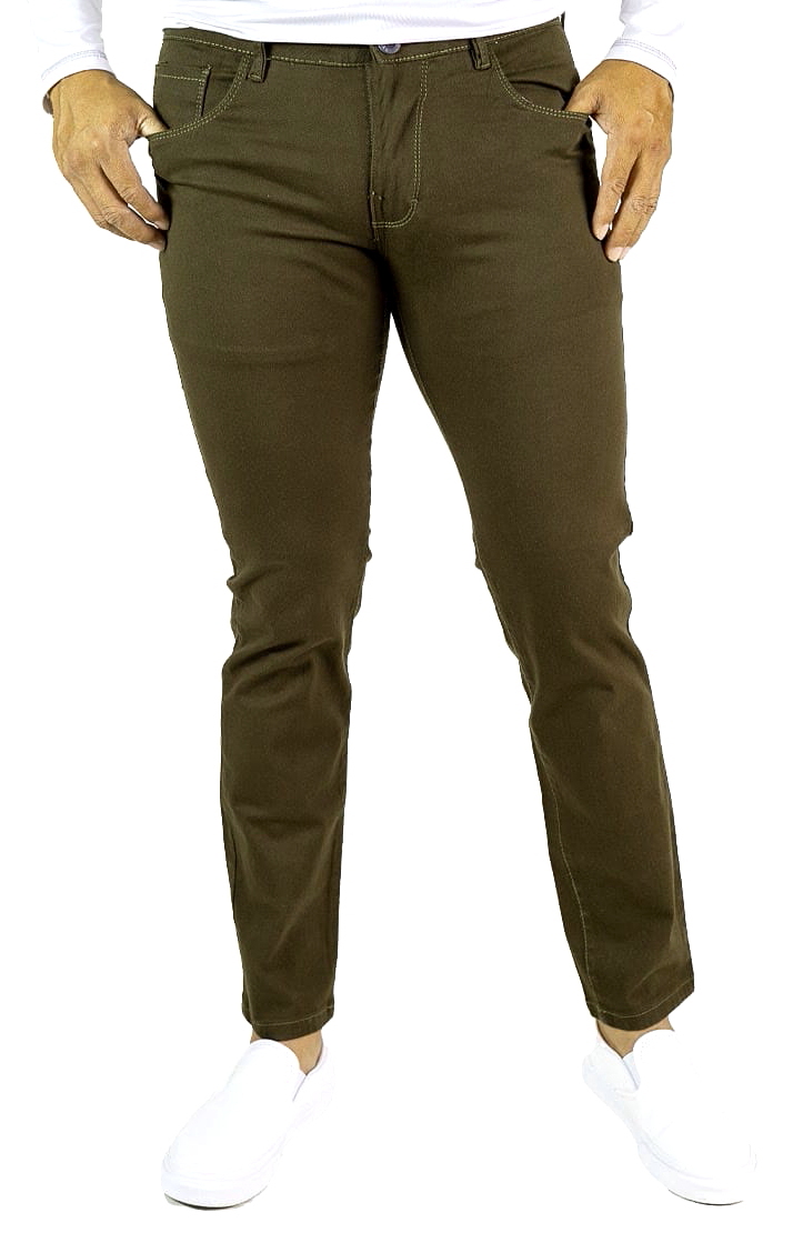 Pantalón De Hombre Gabardina Casual Strech Talla Extra American Force F-14