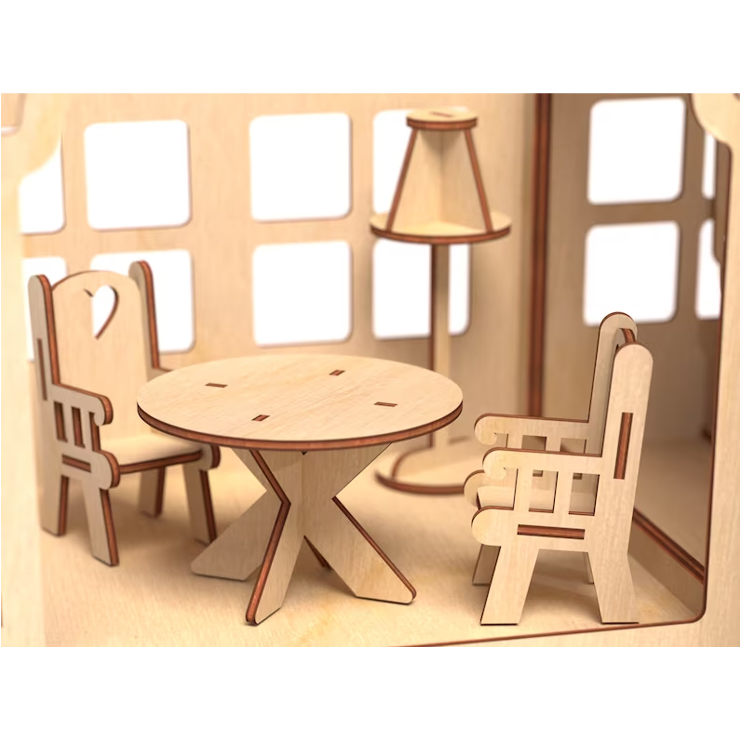 Casa de Muñecas de Madera: Juego Creativo y Diversión en Miniatura