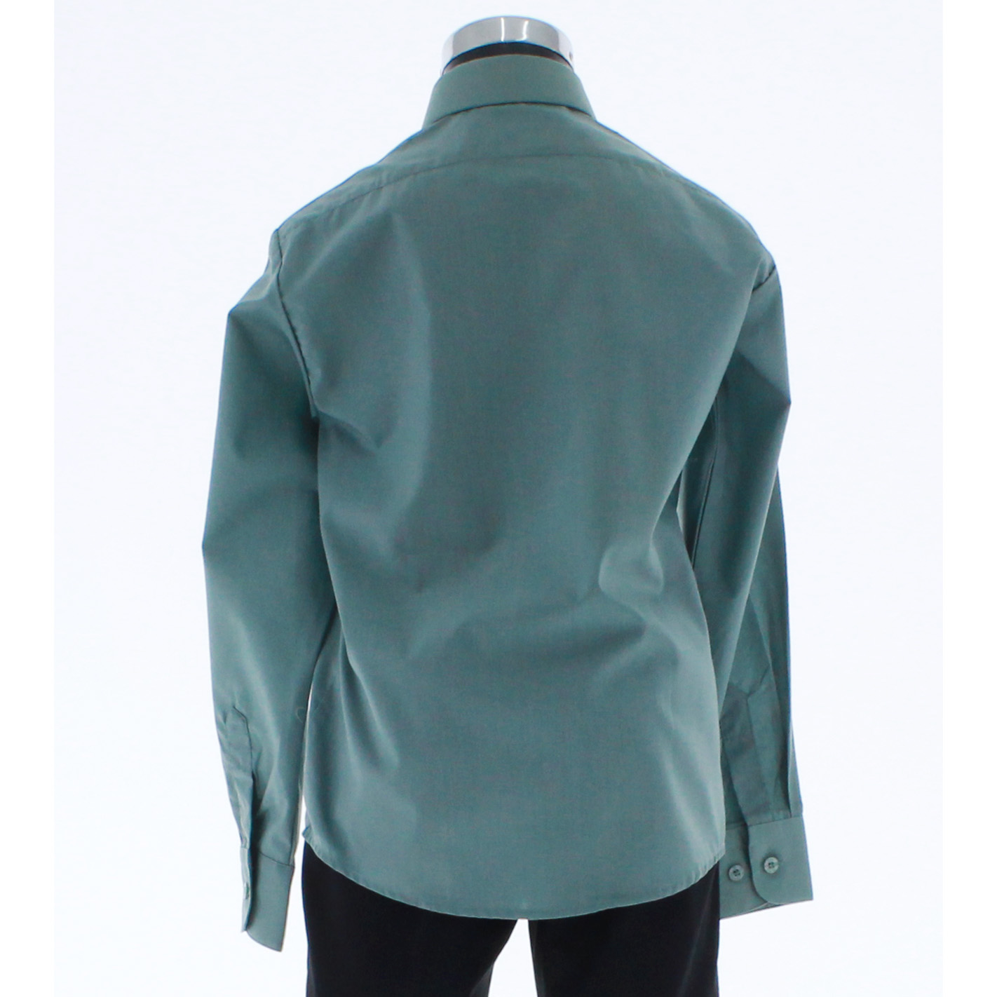 Camisa De Vestir Niño Color Verde Manga Larga 3571 2 A 18 Años.