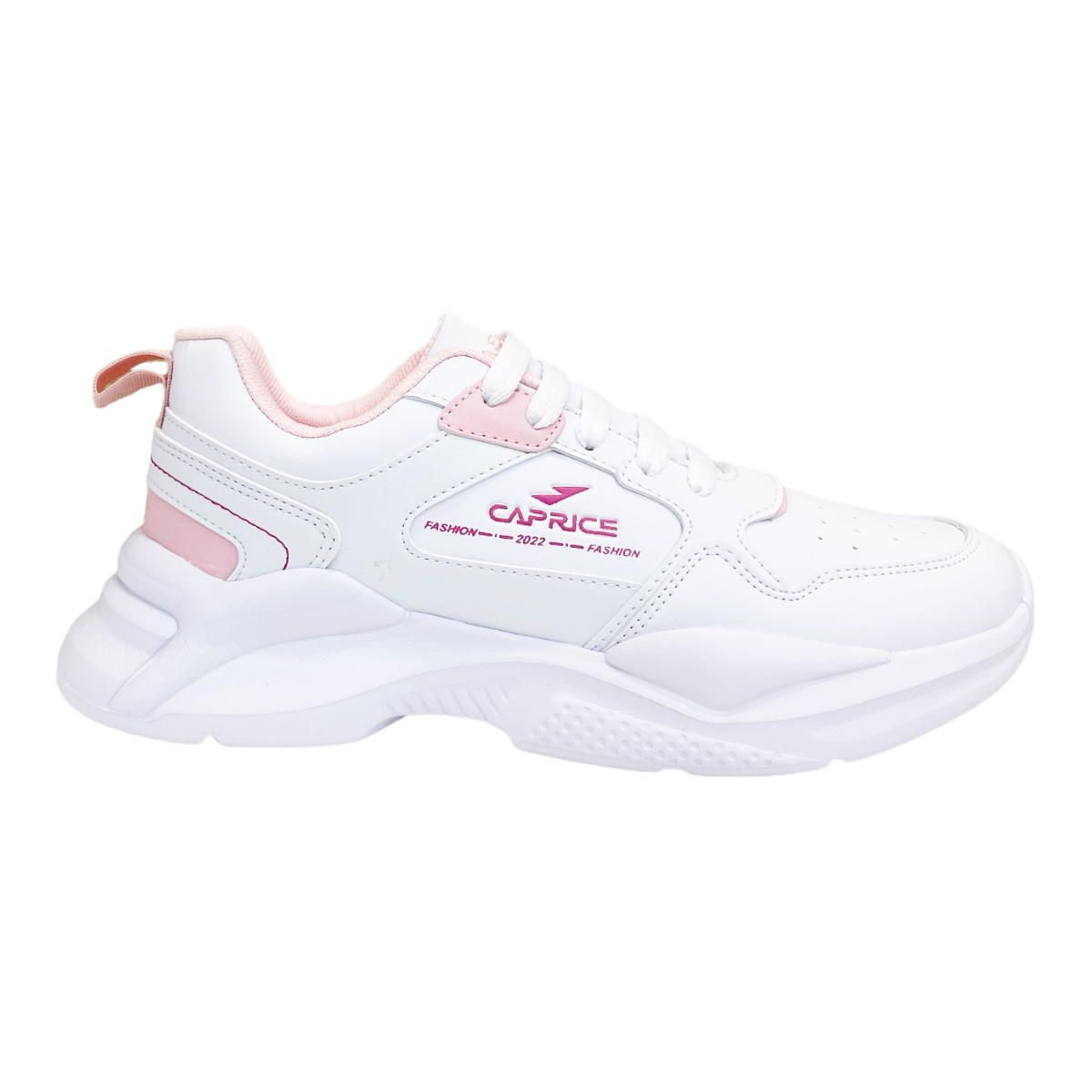 Tenis Blancos Escolares Niña Juvenil Caprice Sketch Vinipiel 22-26