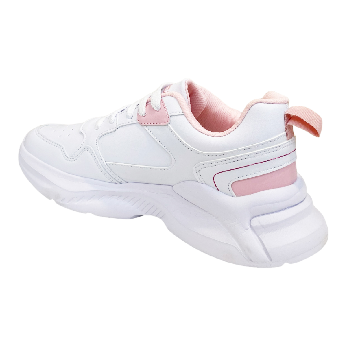 Tenis Blancos Escolares Niña Juvenil Caprice Sketch Vinipiel 22-26