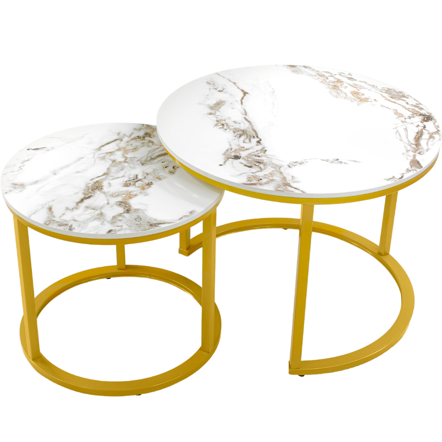 Mesa Centro 60cm Piedra Marmol