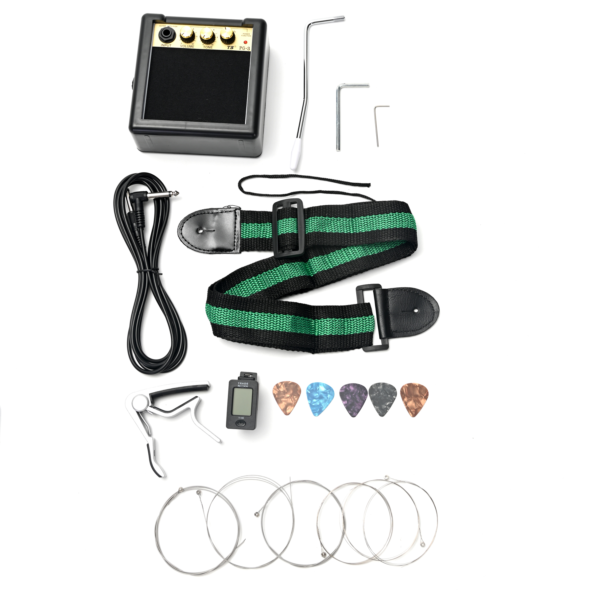 Guitarra Electrica Kit para Principiantes con Accesorios Cuerdas Afinador y Amplificador