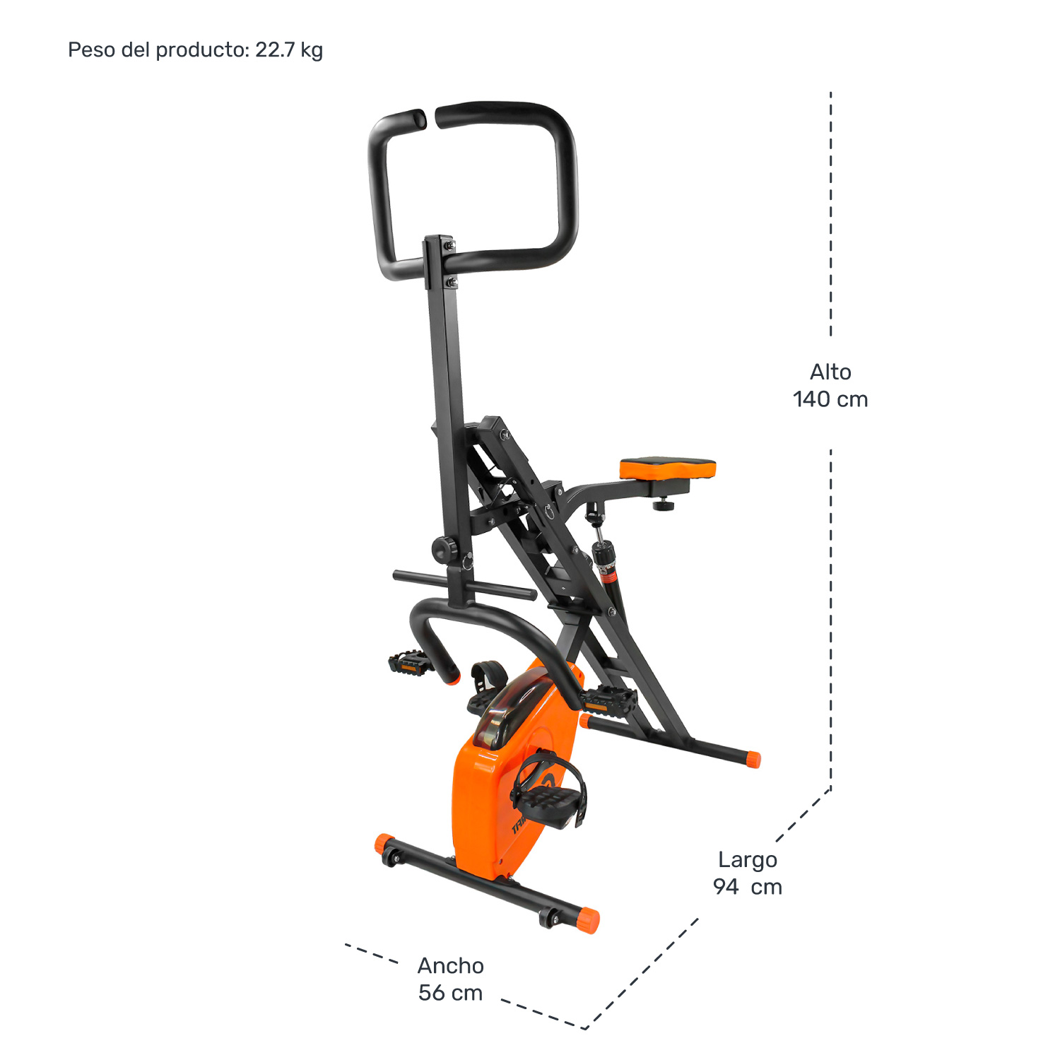 Bicicleta Magnetica Body Aparato Crunch Ejercitador 2 En 1