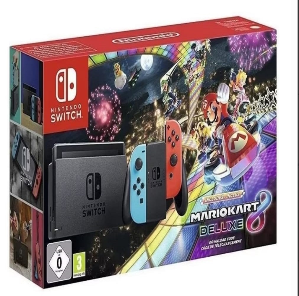 Nintendo Switch edición Mario (rojo y azul) : : Videojuegos