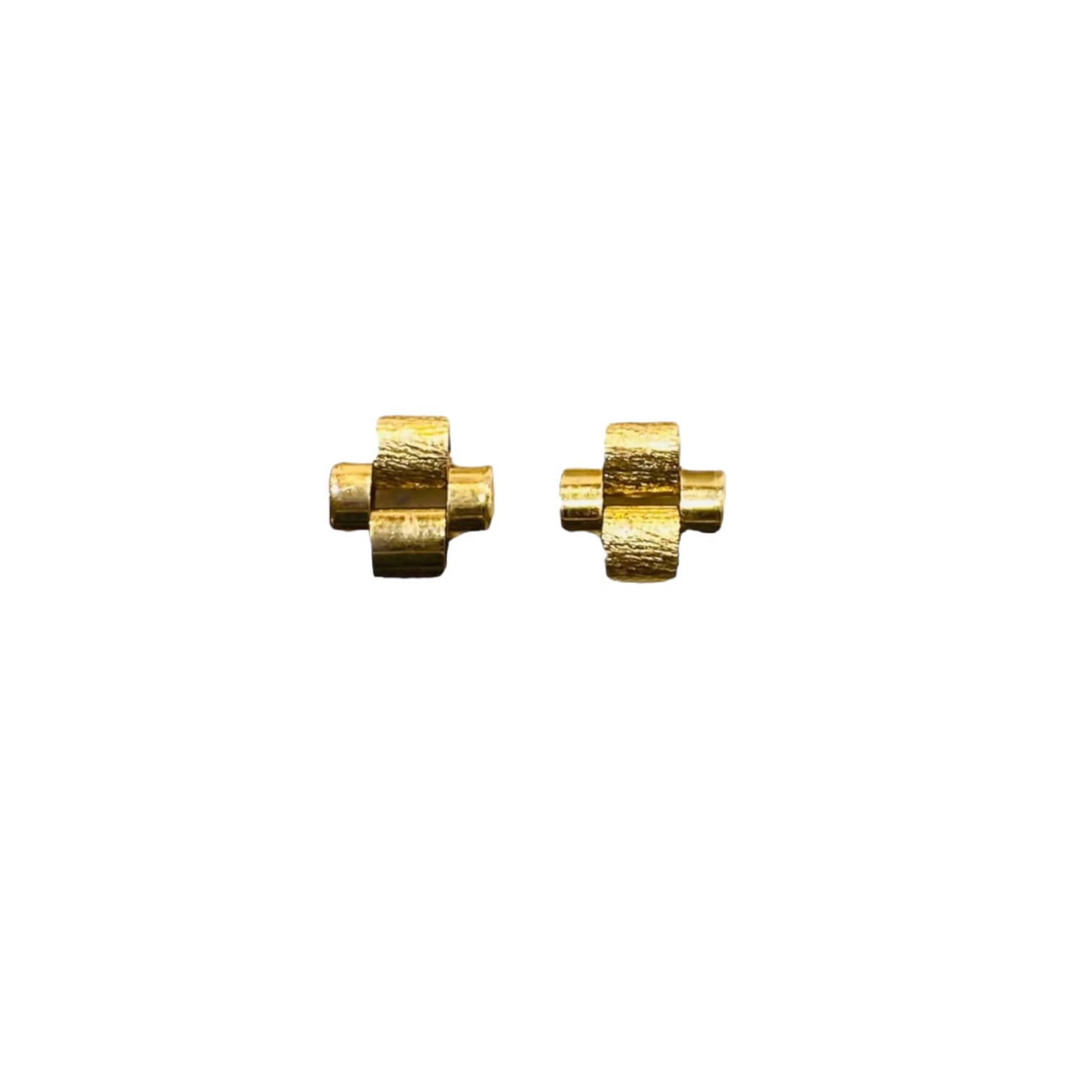 Aretes Rolex Ch Oro 14K + Obsequio