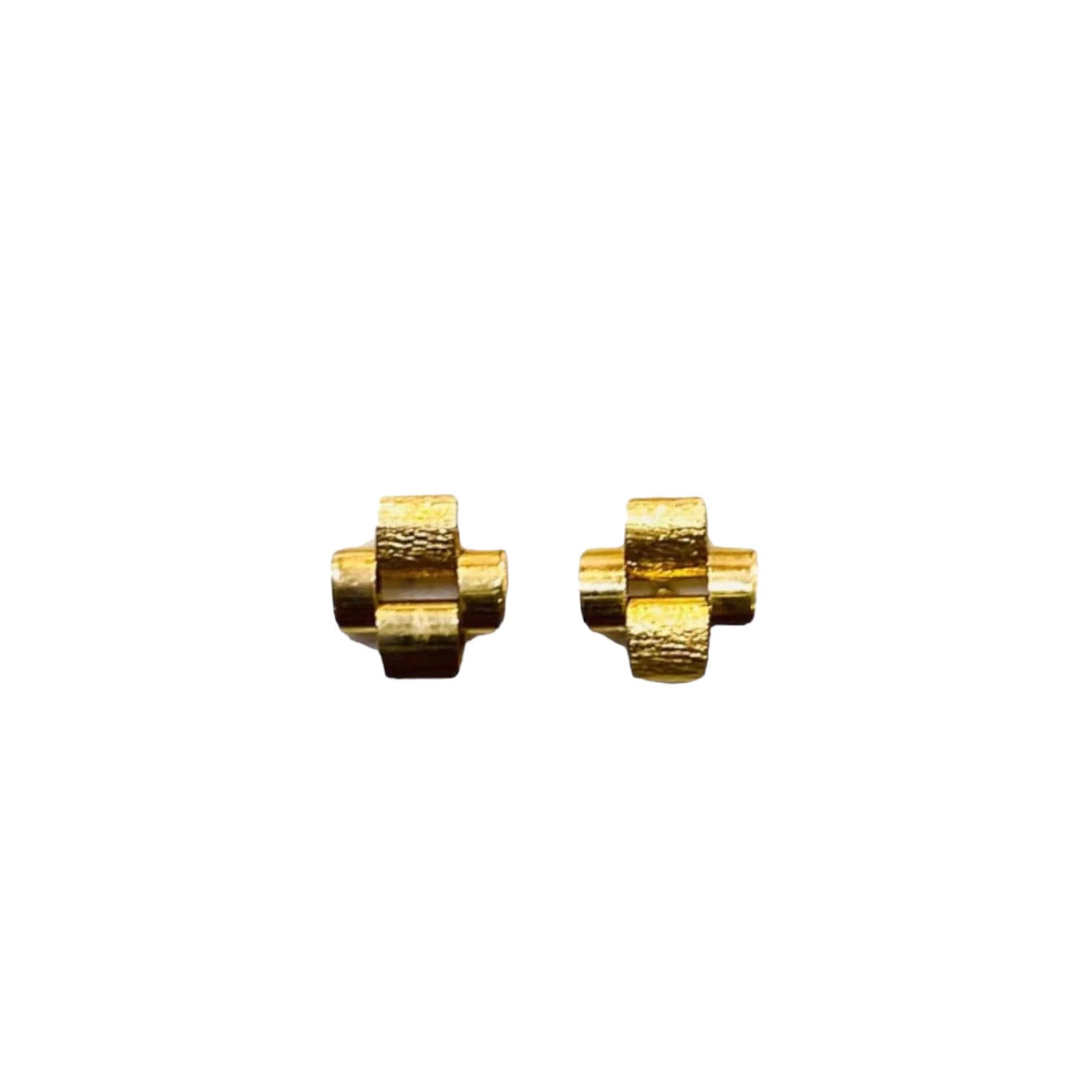 Aretes Rolex Ch Oro 14K + Obsequio
