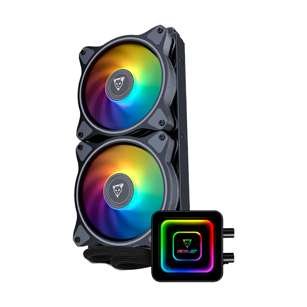 Sistema de Enfriamiento Liquido OCELOT ARGB 2Vent 120mm OEL240