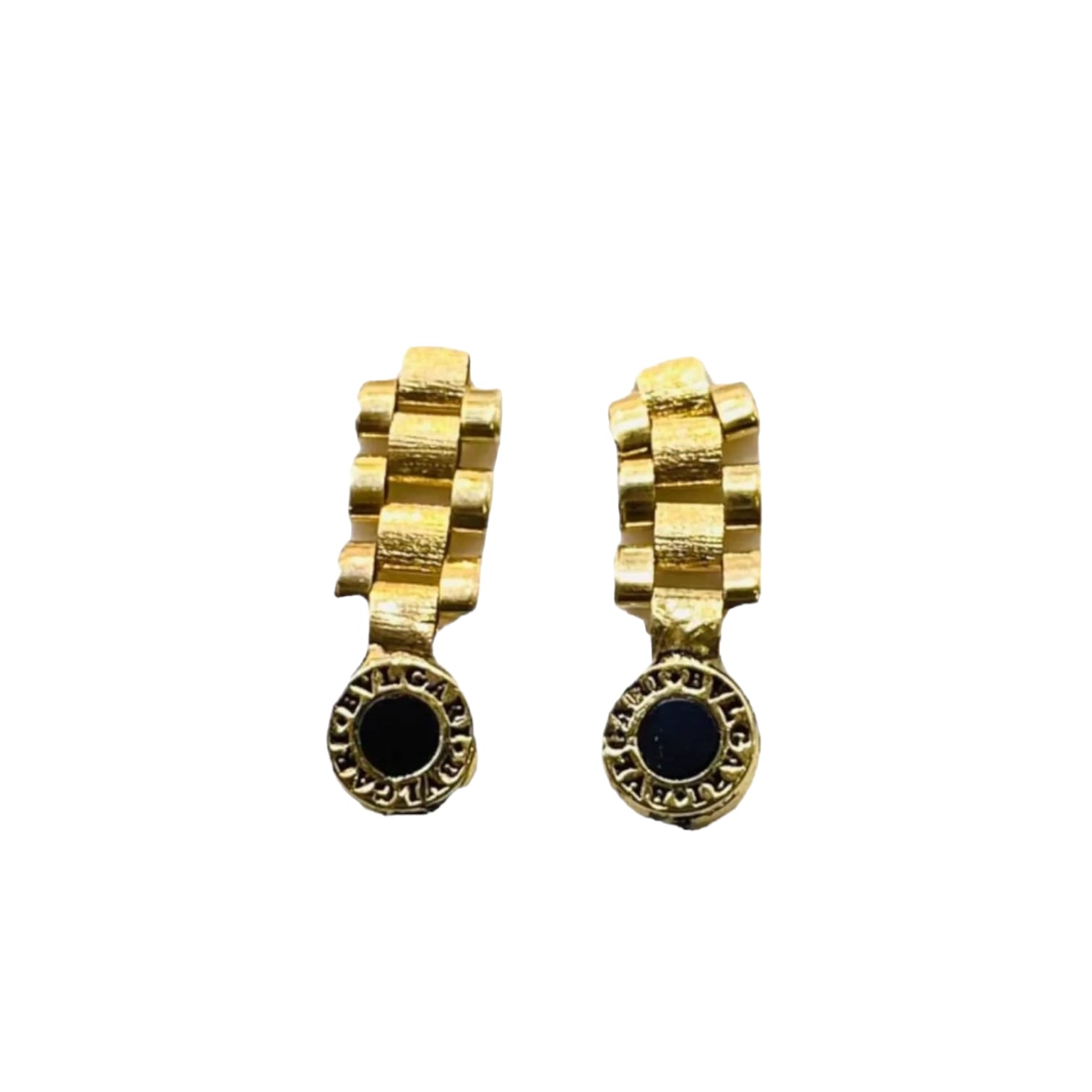 Aretes Tejido Rolex Oro 14k Obsequio