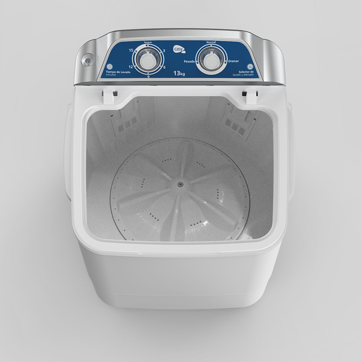 LAVADORA EASY LIQ1320B0 13KG 1 TINA COMPACTA MANUAL BLANCO ORTY