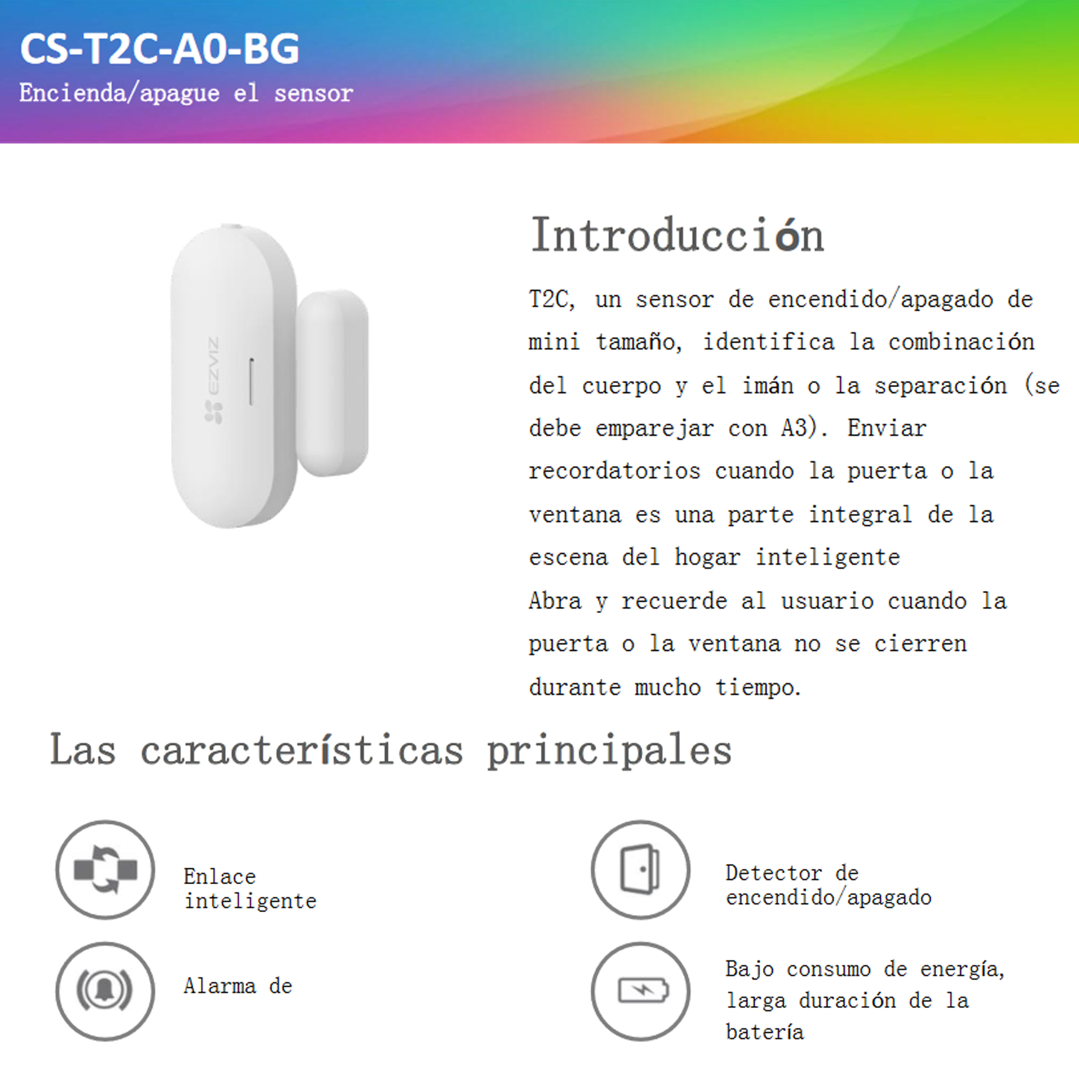 Kit De Alarma Inalámbrico Ezviz 1 Hub, 1 Sensor Pir, 1 Contacto Magnético Y 1 Smart Botón