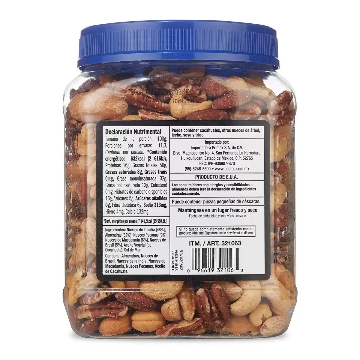 Kirkland Signature Nueces Surtidas 1.13 Kg.