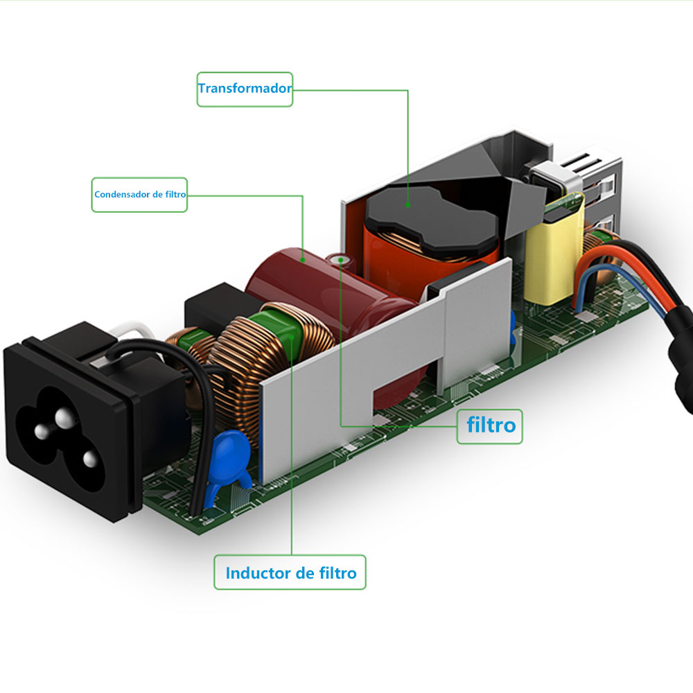 Cargador Laptop Hp 19.5V 3.33A Punta Azul