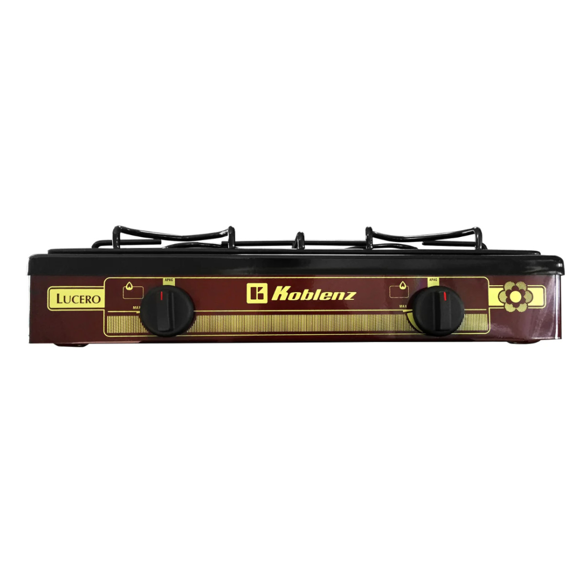 Parrilla Gas Koblenz 2 quemadores de Alambrón cubierta porcelanizada