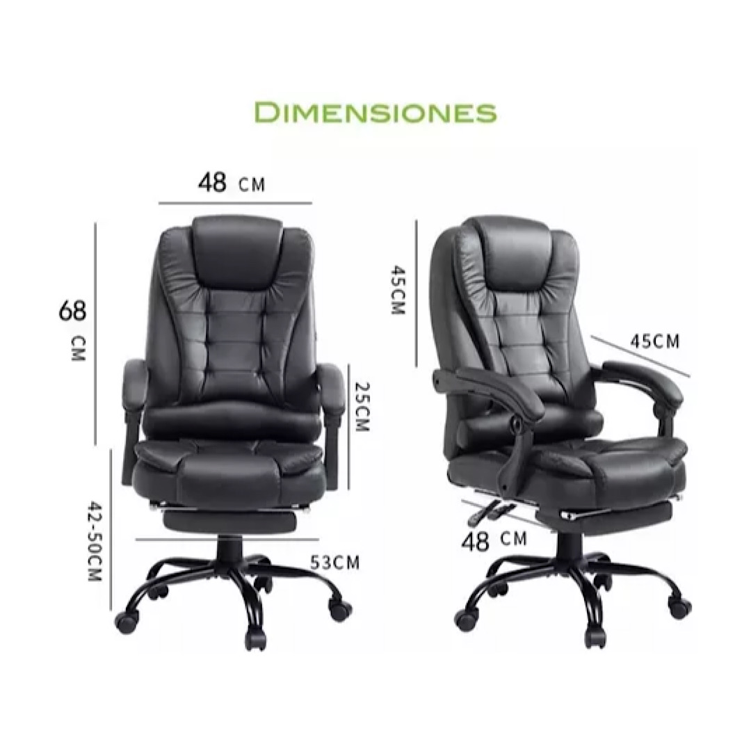 Silla Escritorio Ejecutiva Ergonomica Ajustable Reclinable