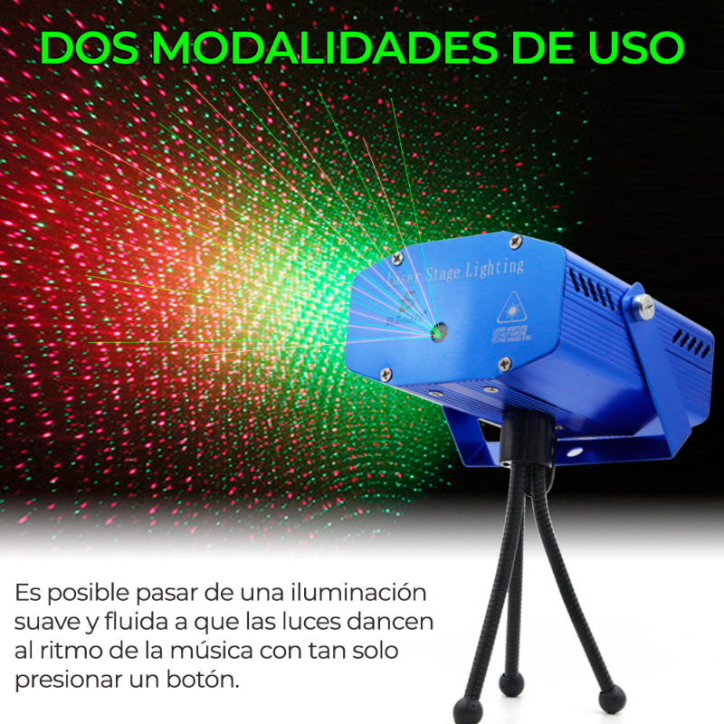 Mini Proyector Láser Holográfico GENERICO