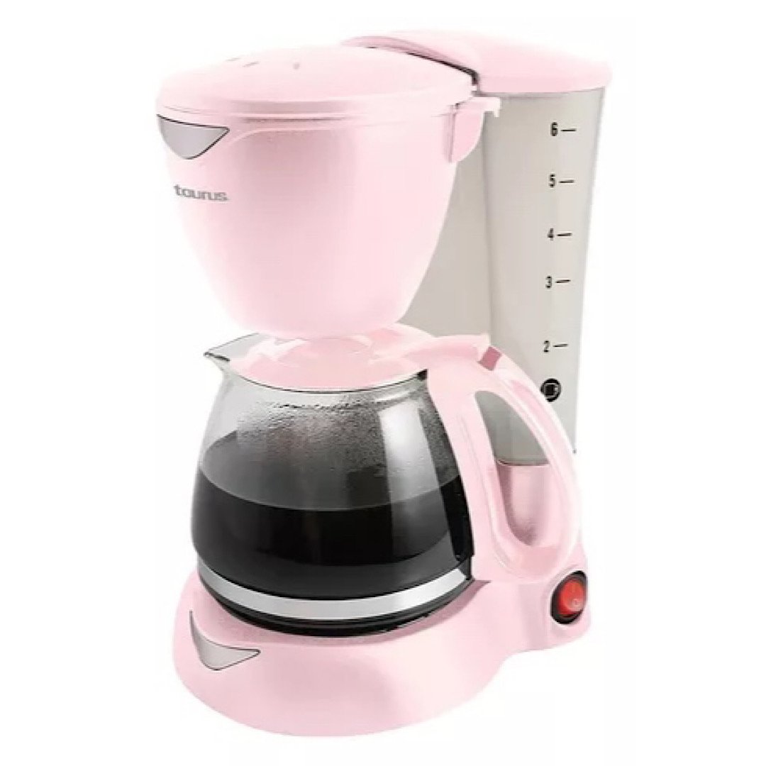 Cafetera Taurus Coffeemax 6 Ribbon semi automática rosa de goteo
