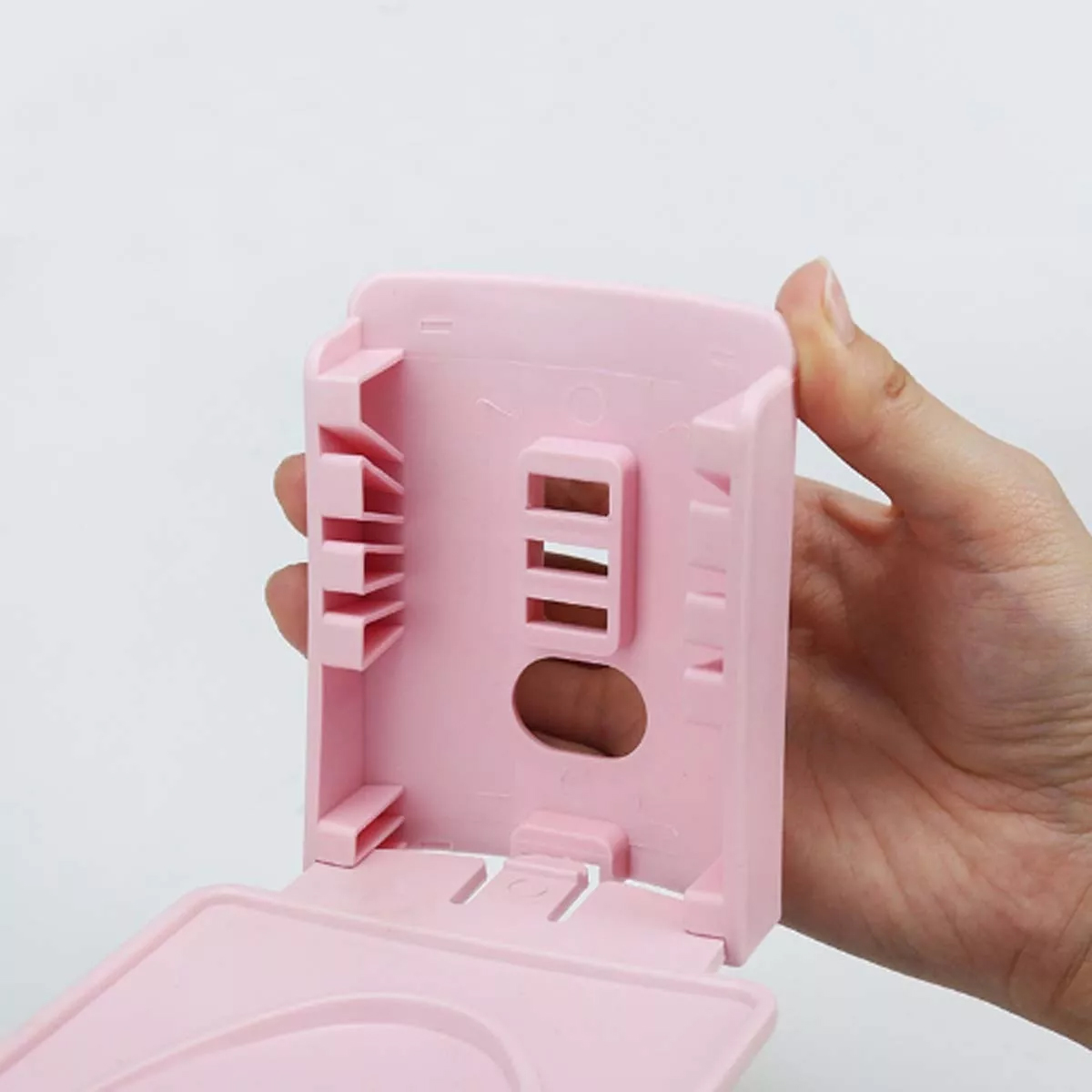 Zapatero Ajustable De Plástico Con Doble Capa Organizador Rosa