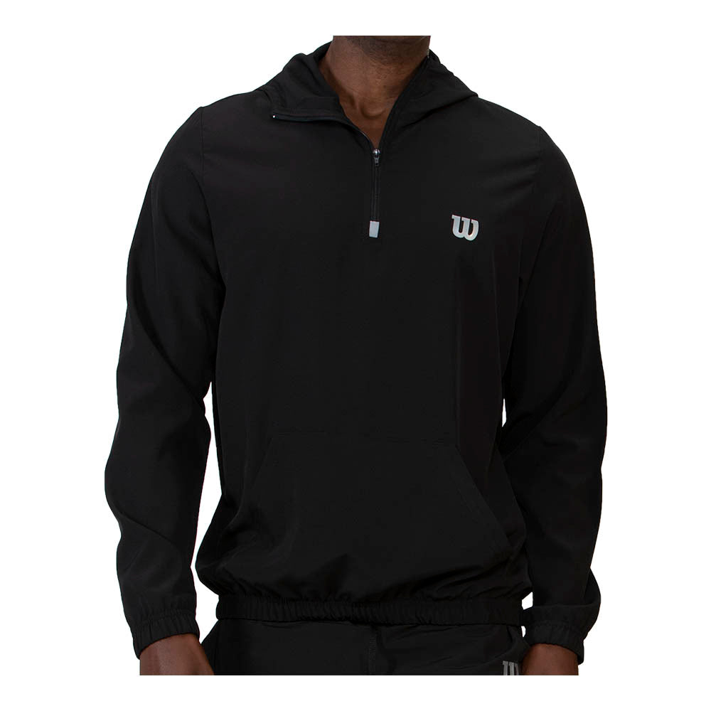 Chamarra Wilson Ligera para hacer deporte Caballero en Color Negro