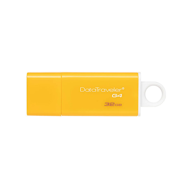 Kingston Memoria USB 3.0, Modelo DTIG4 color Amarillo de 32GB