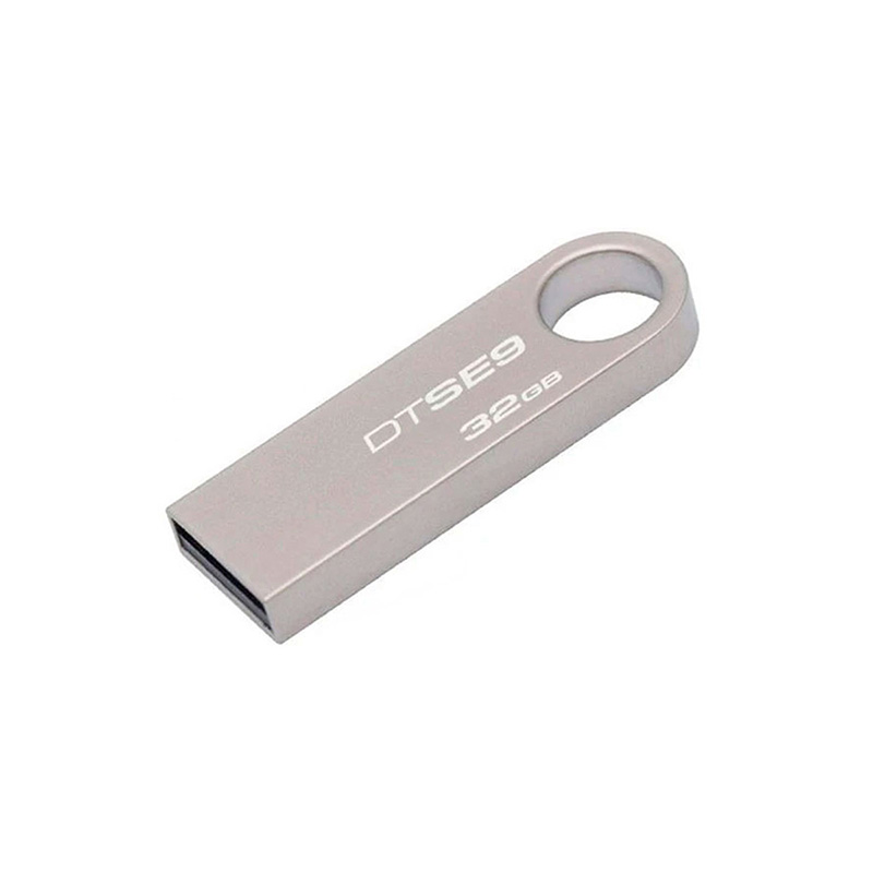 Kingston Memoria USB DataTraveler 2.0, Modelo SE9H, Metalica de 32GB