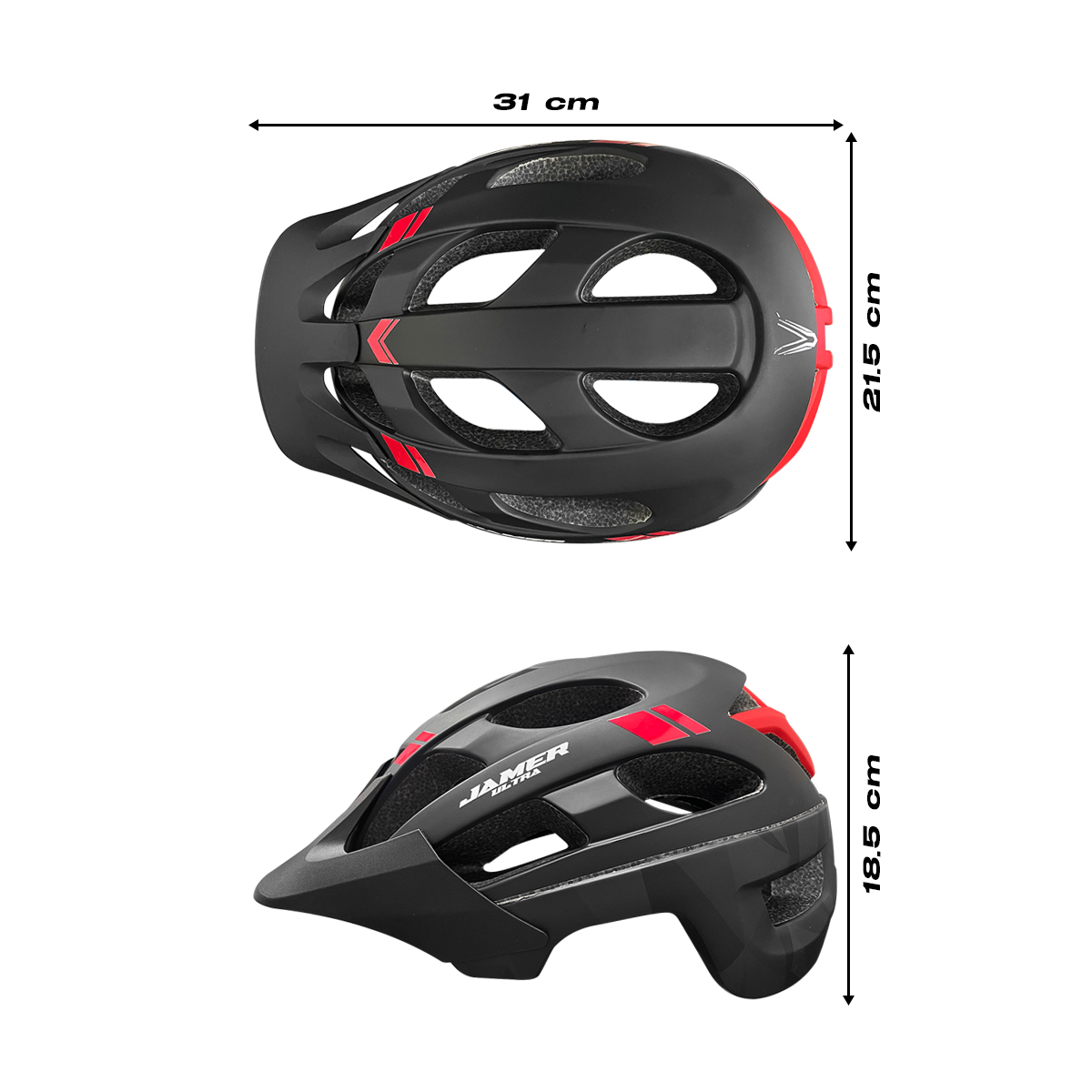 Casco Bicicleta Montaña Ciclismo Ajustable Hilos de Grafeno
