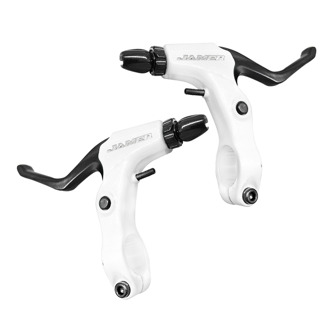 Palanca De Freno MTB Bicicleta Aluminio Blanca