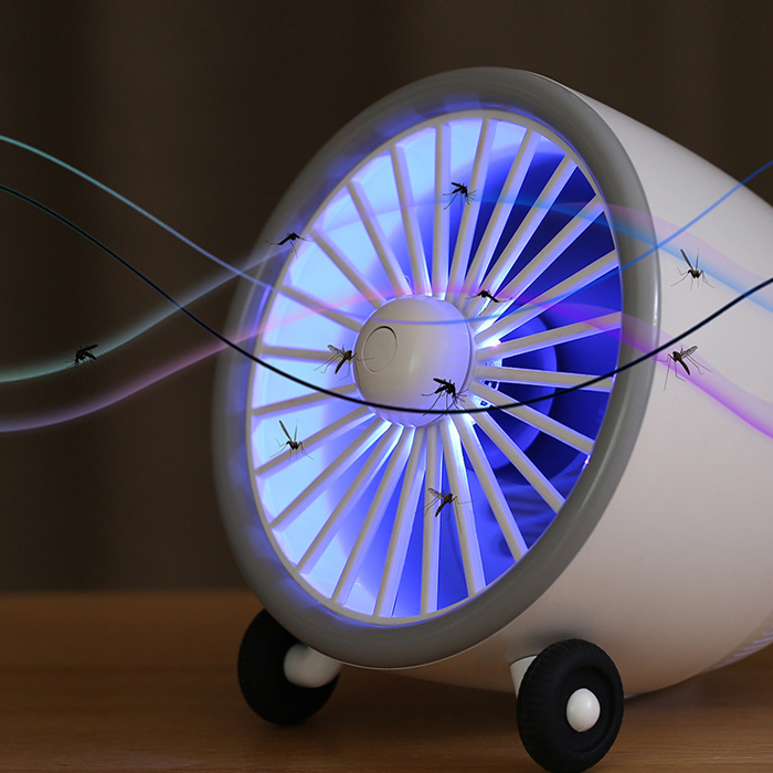 Ventilador Aparato Mata Mosquitos Moscos Luz Uv Fasola