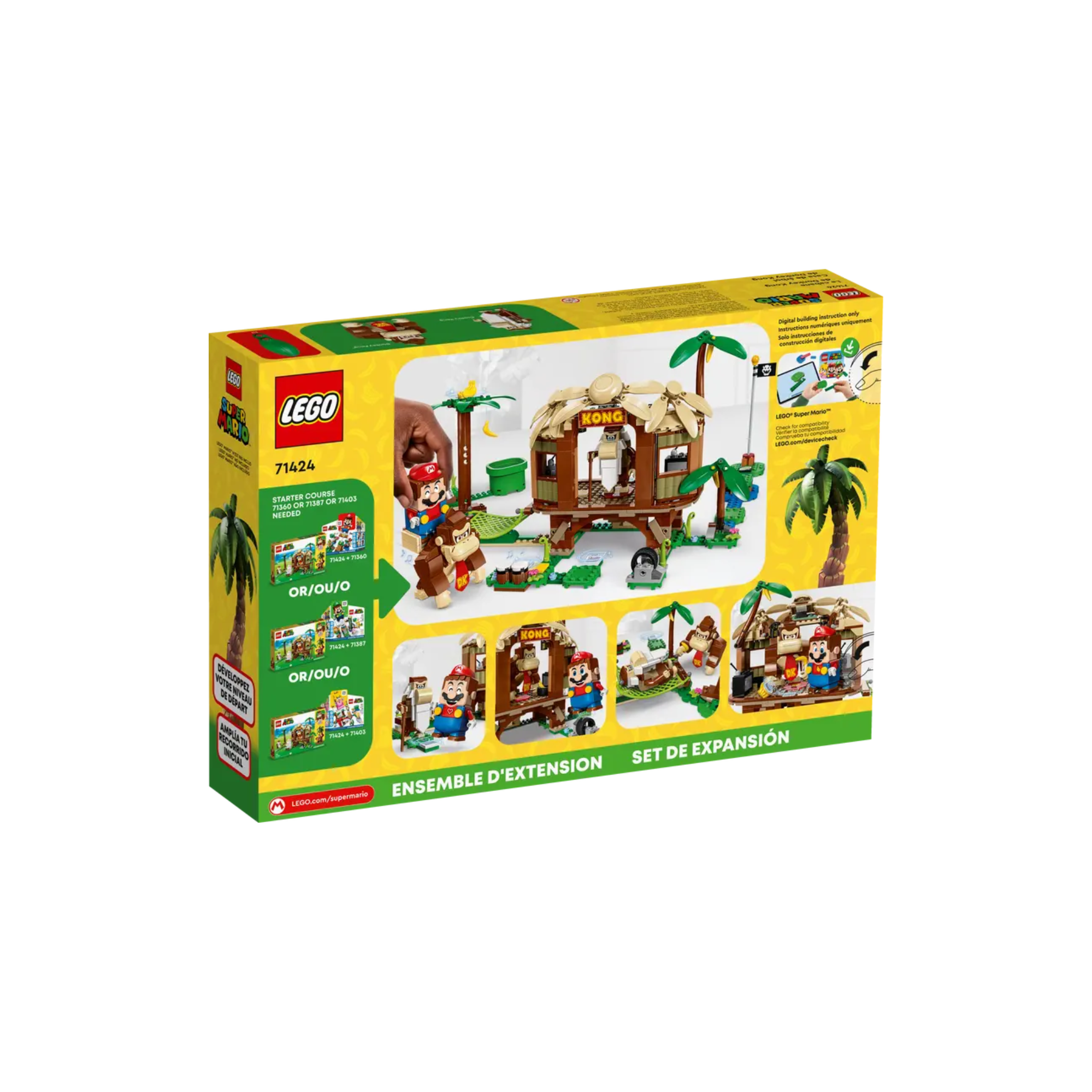 Lego 71424 Set de Expansion Casa del árbol de Donkey Kong