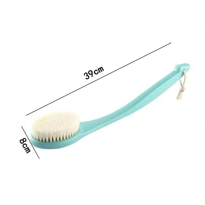 Cepillo Corporal Para Baño Mango Largo Verde Suave Fasola