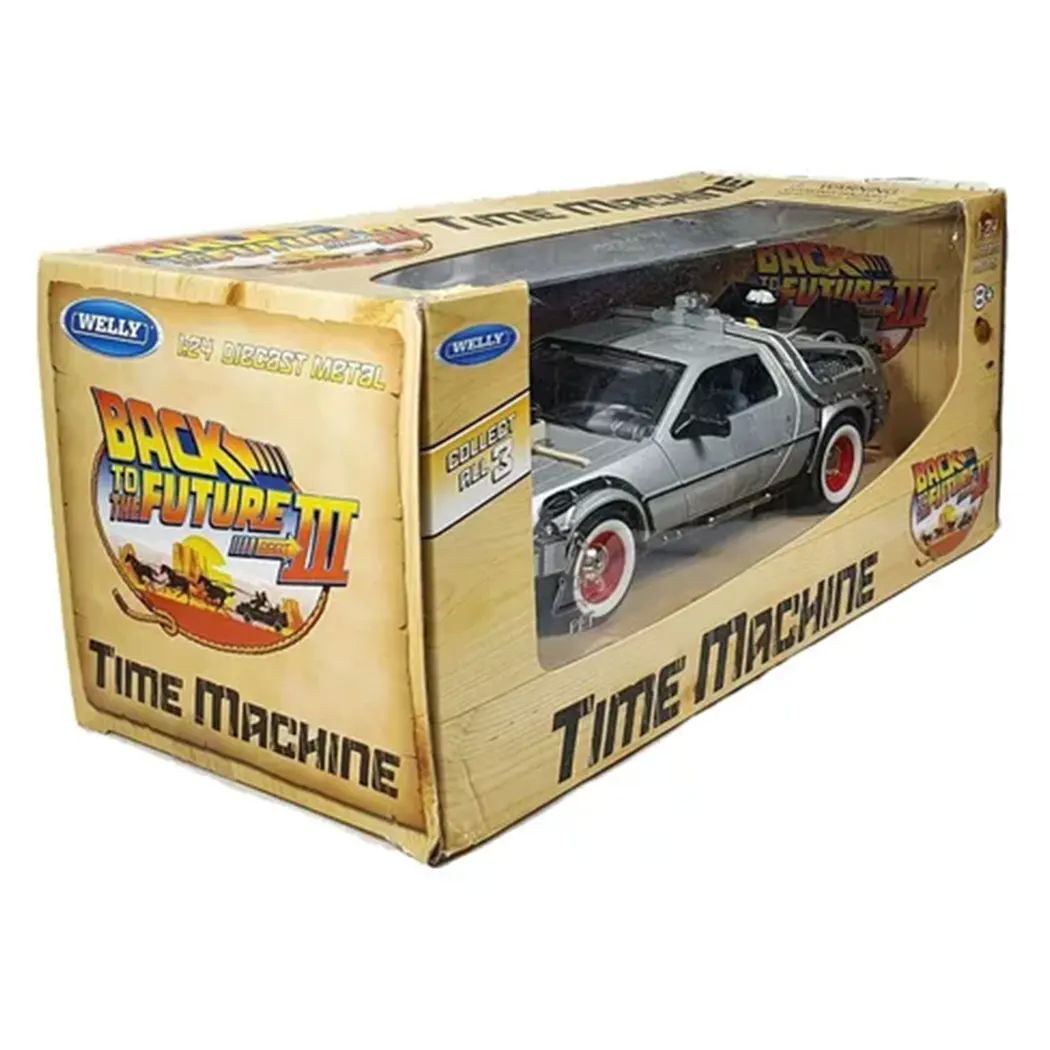 Welly 1/24 Delorean Volver A El Futuro III