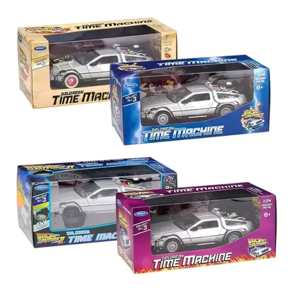 Welly 1/24 Delorean Volver A El Futuro III