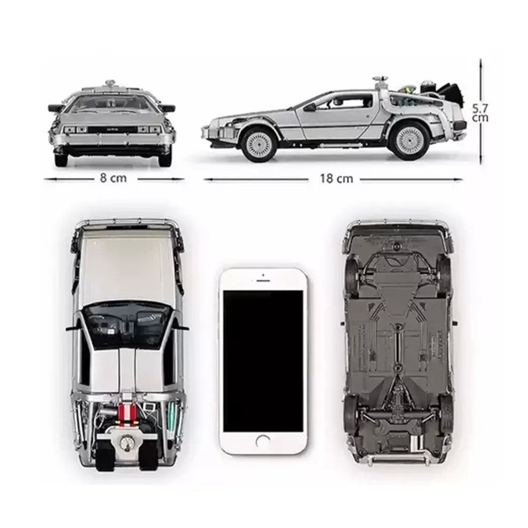 Welly 1/24 Delorean Volver A El Futuro III