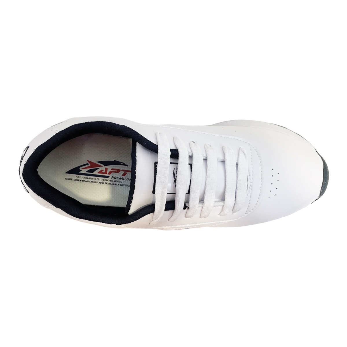 Tenis Blancos escolares Niño Niña APT Premium cómodos