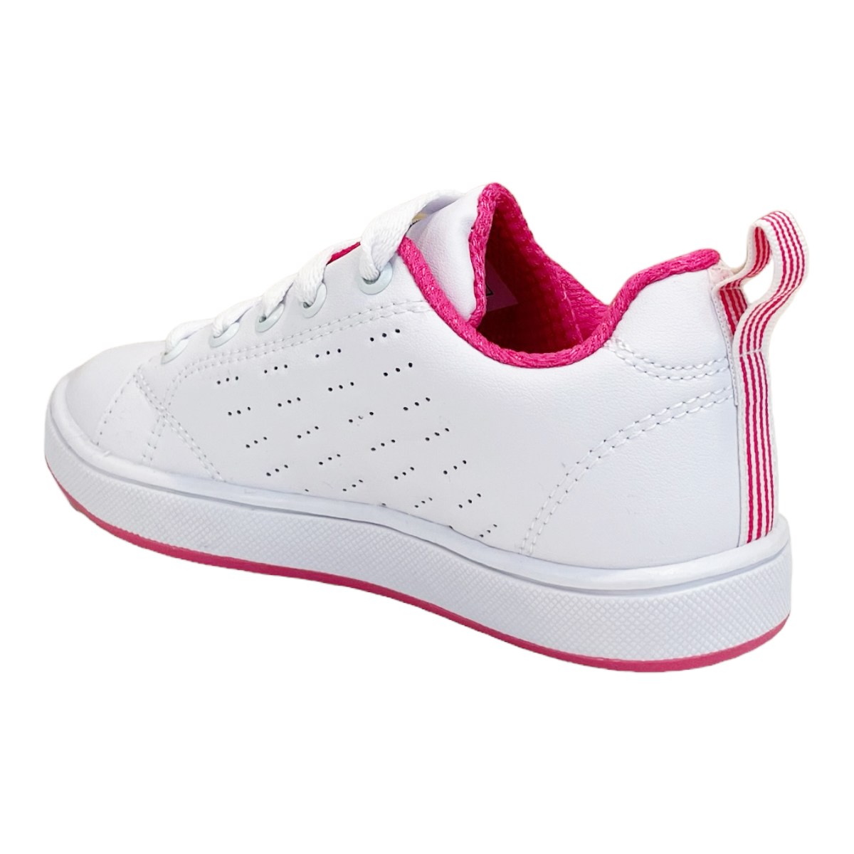 Tenis blancos escolares Niña Niño APT Premium 18 al 21.5 cómodos
