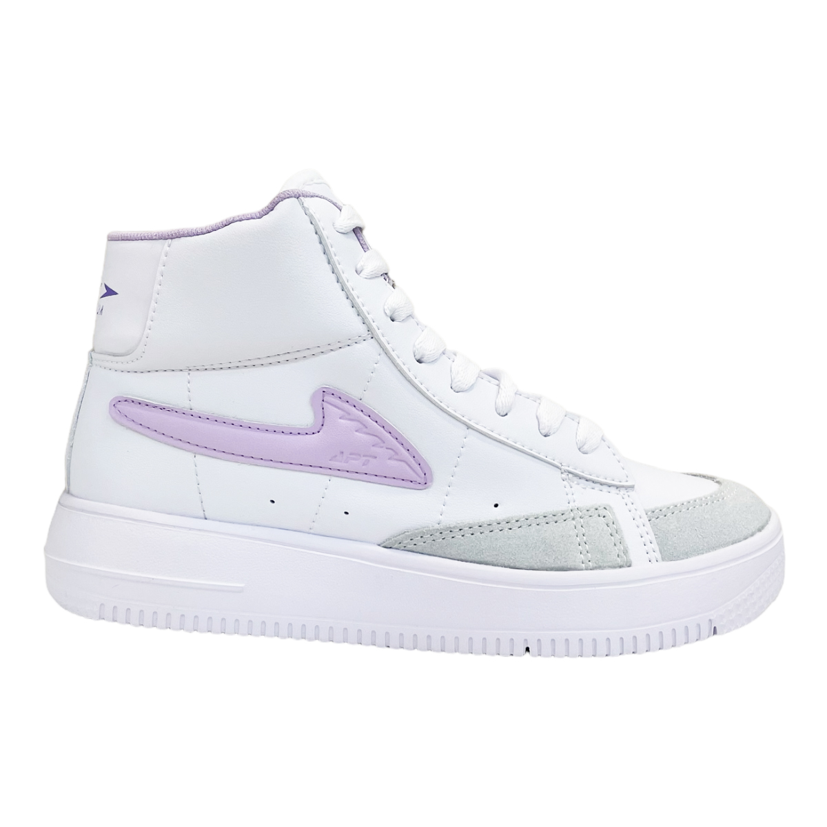 Tenis Escolares Botin Blancos Niña Juvenil Apt Premium 22 Al 26