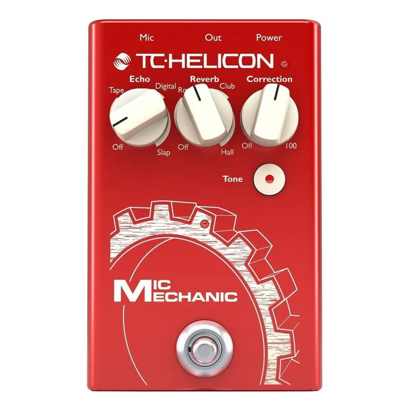  Pedal Procesador D/efectos P/guita Tc Helicon Mic Mechanic 2