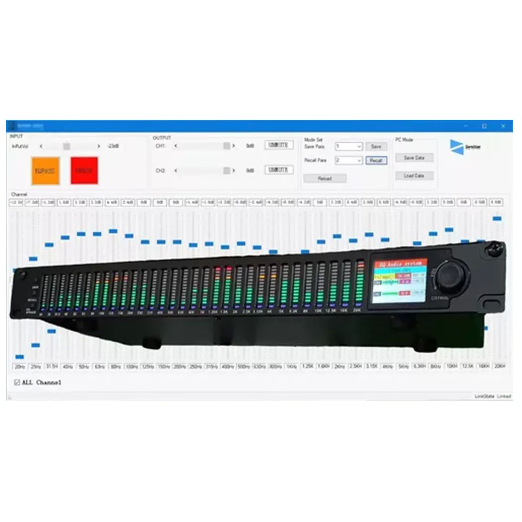 Ecualizador Led Digital Pro De 31 Bandas Controlado Por Pc