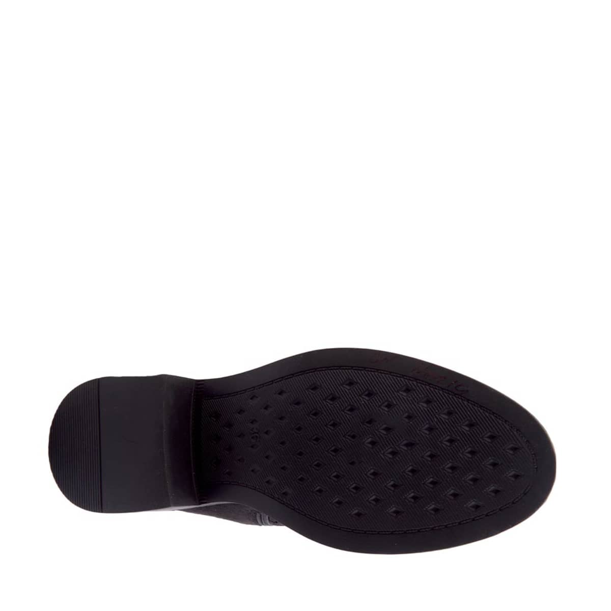 Botas extralargas Tierra Bendita stretch de ante negras, mod. 1085407